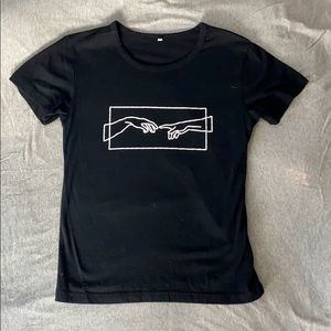 cute black tee shirt